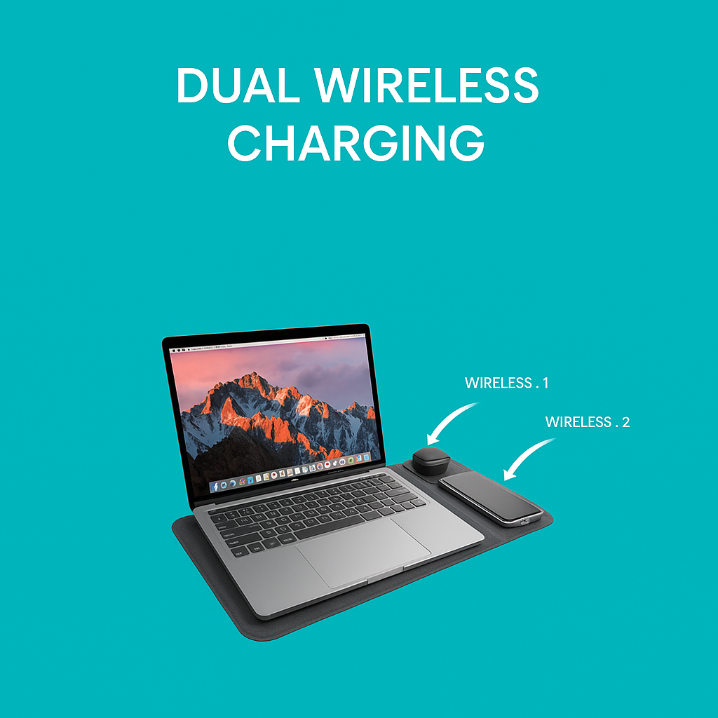 4 in 1 Wireless Charging Laptop Sleeve