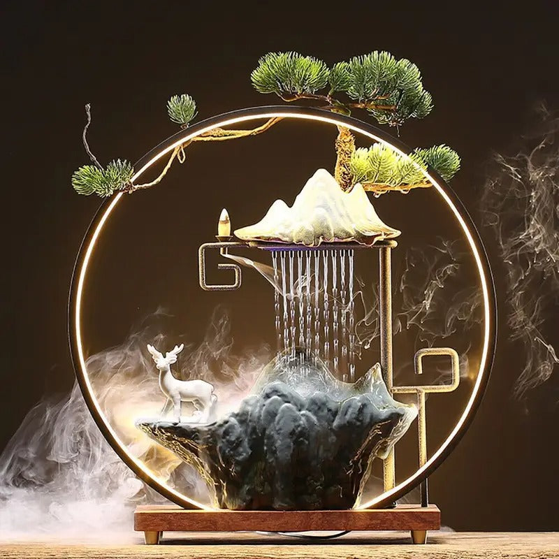 LED Tabletop Waterfall Fountain