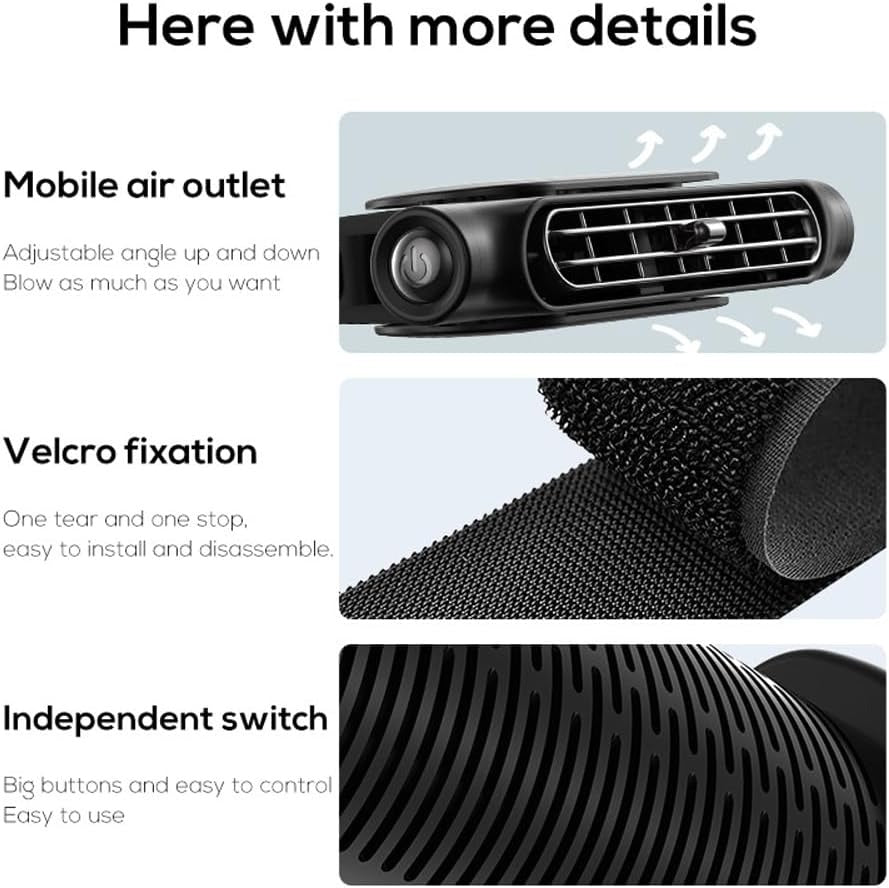 Portable Car Seat Fan