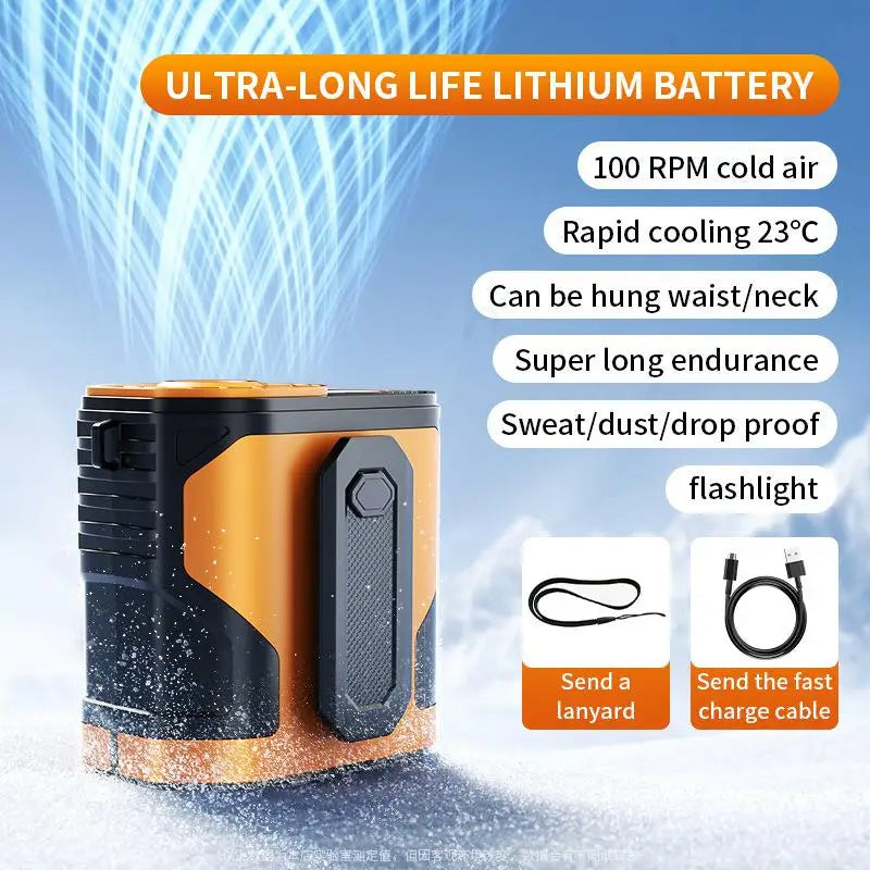 Waist-Hanging Portable Fan