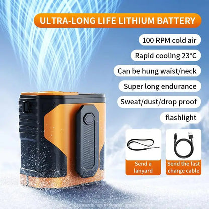 Waist-Hanging Portable Fan
