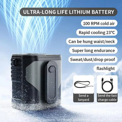 Waist-Hanging Portable Fan